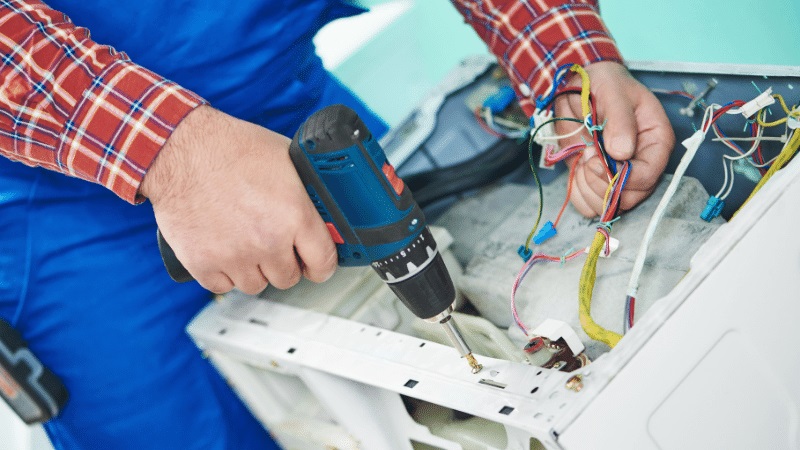 Şehzadeler Mdv Mdv çamaşır makinesi kart tamiri – Su almama arızası orijinal parça ile giderildi. - Teknik servis örneği