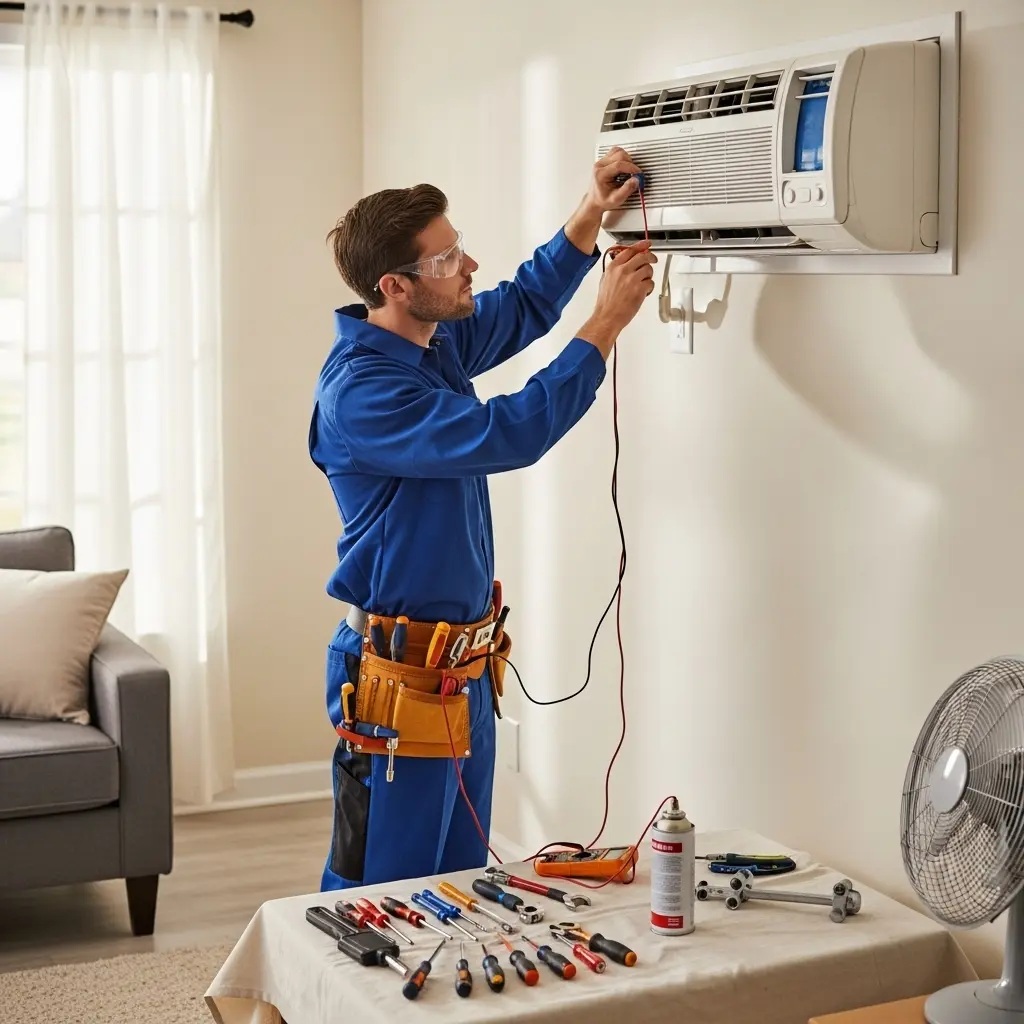 Şehzadeler Mdv Mdv klima gaz dolumu ve bakım – Enerji verimliliği artırıldı. - Teknik servis örneği
